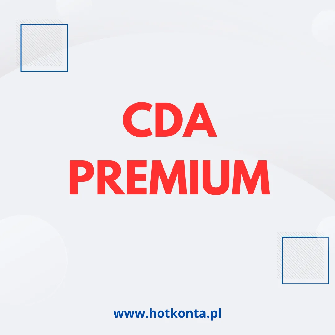 Tanie konta premium HOTkonta.pl 6 cda premium konto